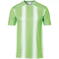 Koszulki męskie - Uhlsport STRIPE 2.0 koszulka męska z krótkim rękawem, czarno-biała, XXXL 100220501 - miniaturka - grafika 1