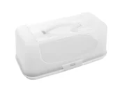 Formy do ciast - Praktyczna Pojemnik na ciasto Praktyczna prostokątny 18,9 x 34 14,3 cm biały  Oficjalny sklep producenta + wysyłka 24 h 4P5406 - miniaturka - grafika 1