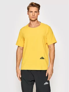 Koszulki sportowe męskie - Nike Koszulka techniczna Rise 365 CZ9050 Żółty Standard Fit - grafika 1