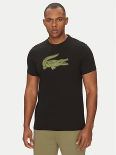 Lacoste T-Shirt TH2042 Czarny Regular Fit - Koszulki męskie - miniaturka - grafika 1