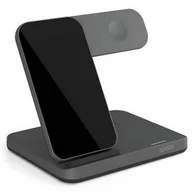 Stacje dokujące do telefonów - Epico Bezprzewodowa ładowarka Spello by Epico 3in1 Wireless Charging Stand pro Samsung 9915101300222 Czarna - miniaturka - grafika 1