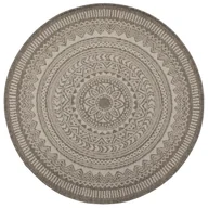 Dywany zewnętrzne - MARBEX Dywan zewnętrzny Jeans beżowy śr. 120 cm - miniaturka - grafika 1