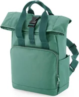 Plecaki - Plecak na kółkach BagBase Recycled Mini z podwójnym uchwytem - miniaturka - grafika 1