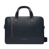 Torby na laptopy - Torba na laptopa Tommy Hilfiger Th Central Slim Computer Bag AM0AM13631 Granatowy - miniaturka - grafika 1