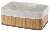 Pojemniki łazienkowe - Koszyk organizer pudełko z bambusa naturalny BAMBO - miniaturka - grafika 1