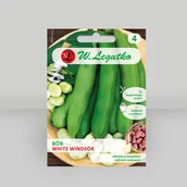 Nasiona i cebule - Nasiona Bób White Windsor 50g - W.Legutko - miniaturka - grafika 1