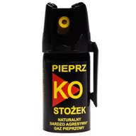 Broń alarmowa - Ballistol Klever Gaz pieprzowy Klever KO FOG 40 ml - stożek - miniaturka - grafika 1