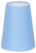 Oprawy, klosze i abażury - ABAŻUR CONE STOŻEK (D-12,5  H-15)CM E14 JASNY NIEBIESKI - miniaturka - grafika 1