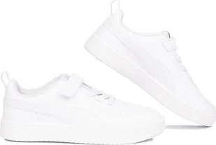 Buty dla dzieci Puma Rickie AC PS białe 385836 01 28 - Buty dla dziewczynek - miniaturka - grafika 1