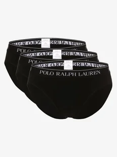 Polo Ralph Lauren Slipy pakowane po 3 szt. Mężczyźni Bawełna czarny jednolity, S - Majtki męskie - miniaturka - grafika 1