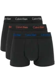 Majtki damskie - Calvin Klein Underwear 3x Bokserki Męskie Czarne TRUNKI, Rozmiar S - miniaturka - grafika 1