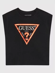 Guess T-Shirt J81I15 J1311 Czarny Regular Fit - Koszulki dla chłopców - miniaturka - grafika 1