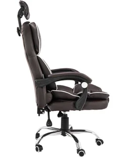 Fotel biurowy, krzesło biurowe Fotel biurowy Artnico Seli 1.0 ciemny brąz - Fotele i krzesła biurowe - miniaturka - grafika 6