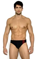 Kąpielówki męskie - Kąpielówki 130/V1 Czarne - miniaturka - grafika 1