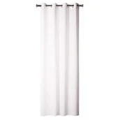 Zasłony - Zasłona z kółkami BLACKOUT 140 x 260 cm biały - miniaturka - grafika 1
