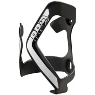 Koszyki rowerowe - Koszyk na bidon PRO PRBC0023 Czarno-biały - miniaturka - grafika 1