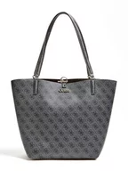 Torebki damskie - Guess Shopper bag w kolorze antracytowym - 43 x 30 x 15 cm - miniaturka - grafika 1