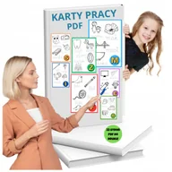 Zabawki interaktywne dla dzieci - POMOCE DYDAKTYCZNE PDF PISANIE PO SLADZIE KARTY PRACY KLASY 1-3 DO DRUKU - miniaturka - grafika 1