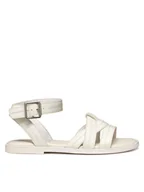 Buty dla dziewczynek - Geox Sandały Jr Karly J5535B 000BC C1000 M Biały - miniaturka - grafika 1