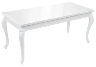 Biały stół z połyskiem G4-C18 - Stoły - miniaturka - grafika 1