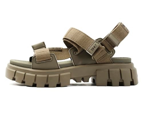 Palladium Revolt Sandal Mono, trampki damskie, Ciemna zieleń, 37 EU