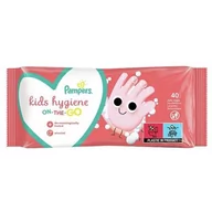 Chusteczki nawilżane - PAMPERS Chusteczki Kids Hygiene On-the-Go 1x40szt - miniaturka - grafika 1