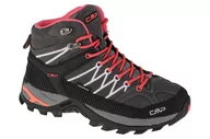 Buty trekkingowe damskie - CMP Campagnolo Campagnolo Rigel WP Buty trekkingowe Mid Kobiety, szary/czarny EU 42 2022 Trapery turystyczne 3Q12946-67UL-42 - miniaturka - grafika 1