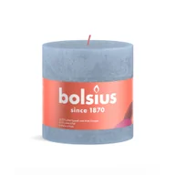 Świece - Bolsius Stub świeca niebieska - Ø100 mm - Wysokość 10 cm - Niebieska - 62 godziny świecenia - miniaturka - grafika 1
