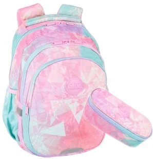 Coolpack plecak szkolny 2w1 zestaw try day rÓŻowy - Zestawy szkolne - miniaturka - grafika 1