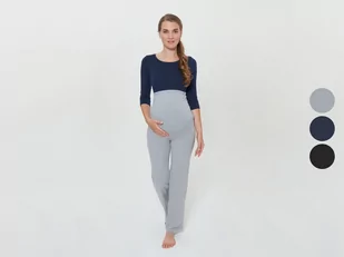 EsmaraLingerie Spodnie ciążowe dresowe - Spodnie ciążowe - miniaturka - grafika 1