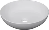 Umywalki - Umywalka ceramiczna OMEGA biała - miniaturka - grafika 1