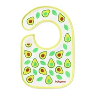 Śliniaki i fartuszki - BabyOno Śliniak frotte 20x30cm Avocado 3m+, 1szt. - miniaturka - grafika 1