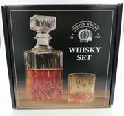 Karafki - Zestaw do whisky drinków karafka 900 ml 6 szklanek prezent upominek - miniaturka - grafika 1