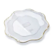 Talerze - Talerz BLANCHE GOLD 35 x 35 x 2,5 cm - miniaturka - grafika 1