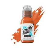 Wyposażenie studia tatuażu - Farba World Famous Limitless Tattoo Ink - Light Orange 3 30ml - miniaturka - grafika 1