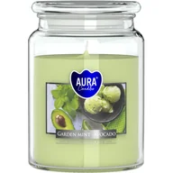 Świece - Świeca w szkle SND99-353 Mięta Ogrodowa- Awokado BISPOL - miniaturka - grafika 1