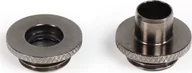 Chłodzenie wodne - Alphacool Alphacool ES Doppeladapter, Steckbar, G1/4 AG auf G1/4 AG - Schwarz - miniaturka - grafika 1