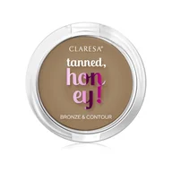 Bronzery i konturowanie twarzy - Claresa CLARESA TANNED HONEY! Bronzer prasowany do modelowania i konturowania twarzy 11 ARISTOCRATIC 13g - miniaturka - grafika 1