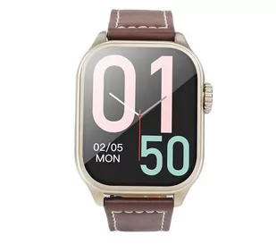 Hoco Y17 Złoty/Brązowy - Smartwatch - miniaturka - grafika 1