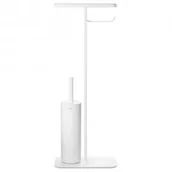 Stojaki i wieszaki na papier toaletowy - Brabantia Stojak toaletowy MindSet White 303883 biały - miniaturka - grafika 1