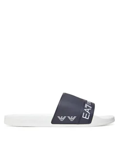 EA7 Emporio Armani Klapki 7X000110 AF15128 M0114 Granatowy - Klapki i japonki męskie - miniaturka - grafika 1