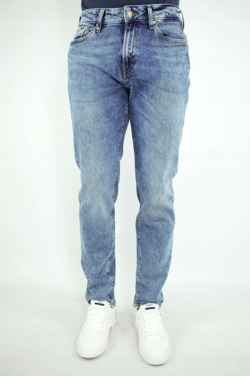 JEANSY MĘSKIE GUESS M1GA37 D47I7 NIEBIESKIE - Pants: 38/30