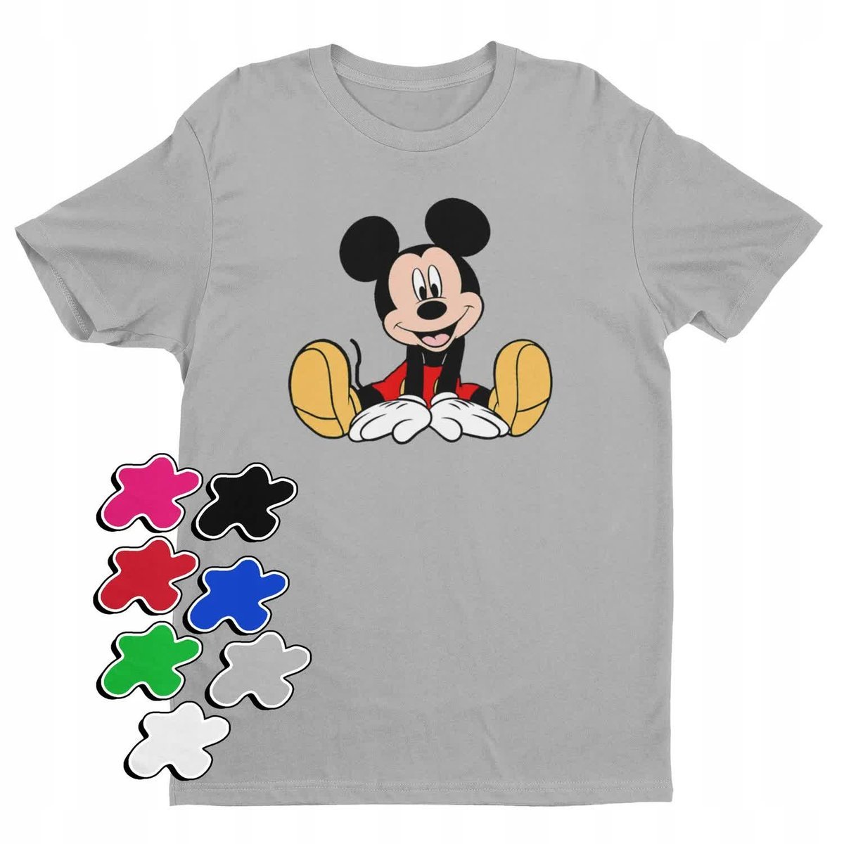 Koszulka T-Shirt Dziecięca Z Nadrukiem Myszka Miki Minnie Różne -L 146-152