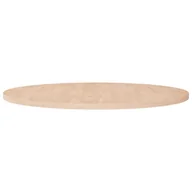 Blaty meblowe i parapety okienne - Okrągły blat do stolika, Ø90x2,5 cm, surowe drewno dębowe - miniaturka - grafika 1