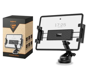 Uchwyt samochodowy na tablet do auta, przyssawka na szybę kokpit deskę 360° - Akcesoria do tabletów i e-booków - miniaturka - grafika 1