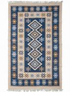 Dywany - MULTI-DECOR Dywan Kilim niebieski 120 x 180 cm - miniaturka - grafika 1