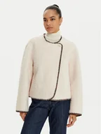 Kurtki damskie - OUI Kurtka przejściowa 88997 Beżowy Oversize - miniaturka - grafika 1
