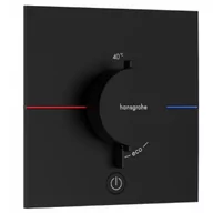 Baterie podtynkowe - HANSGROHE 15575670 ShowerSelect Comfort E Bateria termostatyczna, podtynkowa do 1 odbiornika z dodatkowym wyjściem Czarny Matowy - miniaturka - grafika 1