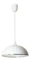 Lampy sufitowe - Lampex Lampa wisząca Anja B, biało-srebrna, 70x38 cm - miniaturka - grafika 1