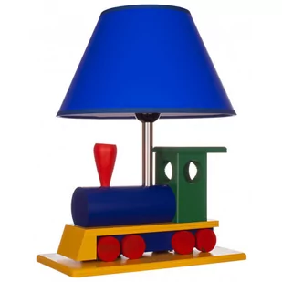 Kolorowa lampka dla dzieci na biurko lokomotywa - S189-Skarlet - Wyposażenie pokoiku dziecięcego - miniaturka - grafika 1